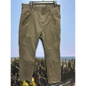 Dockers D3 Classic Fit Pants Men's 34x34‎ Brown Casual Comfortable